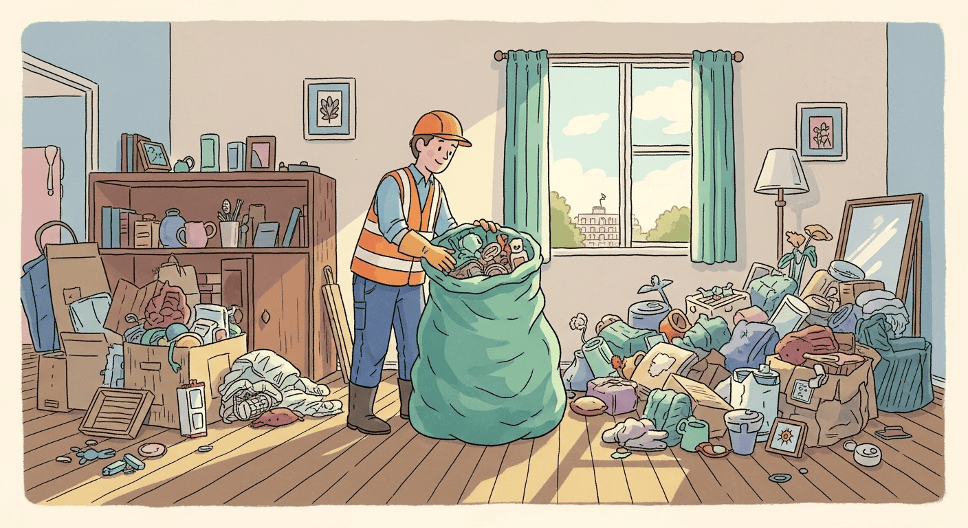 物が多い現場写真